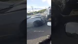 Lucky Biker Escapes Scary Accident [upl. by Ziul]