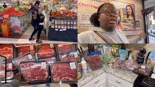 VLOG SHOP WITH TIONA JAI AT CHERRY VALLEY MEAT MARKET FOR MEATS ON A BUDGET  GROCERY HAUL [upl. by Euqinomahs]