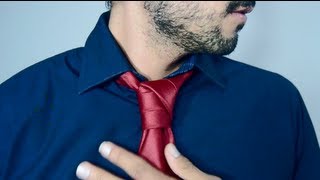 COMO HACER UN NUDO DE CORBATA EN 1 minuto [upl. by Ardien166]