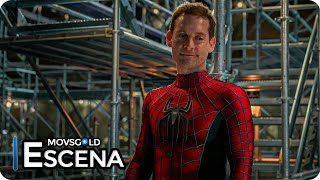 Los 3 Spidermans Juntos  SpiderMan No Way Home Español Latino 2021 HD Tom Andre y Tobey [upl. by Codi]