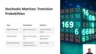 Stochastic Process Probability Vectors Stochastic Matrices Application MATHS [upl. by Asaeret]