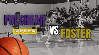 HIGHLIGHTS Fulshear Chargers vs Foster Falcons Basketball [upl. by Airetak]