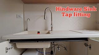 Hindware kitchen sink tap fitting  hindware sink mixer tap fitting  Hindware 2 in 1 tap fitting [upl. by Airalednac]