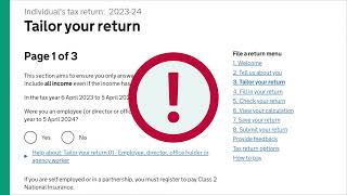 How do I tailor my Self Assessment tax return [upl. by Ludwog]