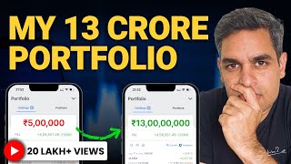 Building a Diversified Portfolio My 13 Crore Journey  Investing for Beginners 2023  Warikoo Hindi [upl. by Lasala]