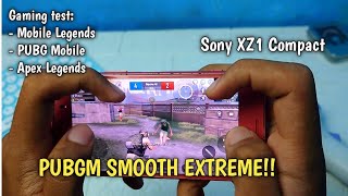 Gaming test Sony Xperia XZ1 Compact di tahun 2022  PUBGM Smooth Extreme Libas [upl. by Earas]