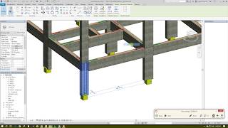 Updating Revit model from Robot Model after designRevit to Robot BIM [upl. by Ahsekan]