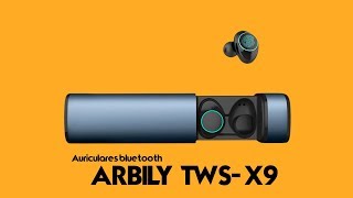 ARBILY TWSX9 review en español  AURICULARES BLUETOOTH [upl. by Ykcaj]