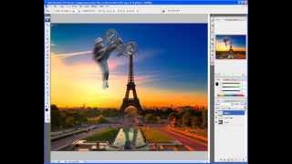 Tutorial Photoshop français Détourage dun BMX  Importation [upl. by Anelem]