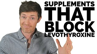 These Supplements Block Thyroid Medication Absorption [upl. by Ivie]