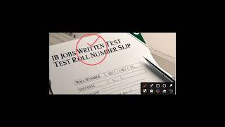 IB  Intelligence bureau written test 2024  IB roll number slips kese nikalen  Ib physical test [upl. by Airam]