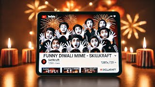 Hilarious Diwali Mime Act on Crackers  SkillKraft Students’ Comedy Performance  Students’ Mime Act [upl. by Lasorella]