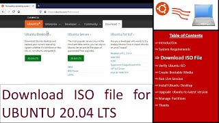 Download latest version Ubuntu 2004 LTS ISO file  Ubuntu Installation Tutorial  01 [upl. by Nodnrb]