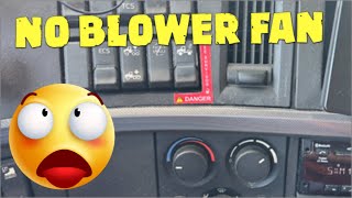 2021 Volvo VNL Semi No blower fan What was wrong [upl. by Colly]