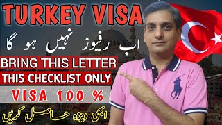 Turkey Visit Visa 2024 Checklist  Anatolia Office Procedure amp 1 Document Grant Visa 100 [upl. by Sybil]