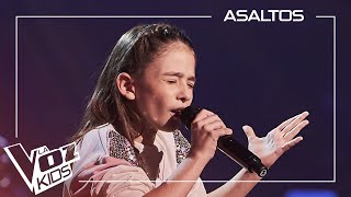 Celia Puntas canta Si a veces hablo de ti  Asaltos  La Voz Kids Antena 3 2024 [upl. by Cliffes73]