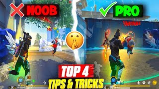 TOP 4 SECRET TRICKS IN FREE FIRE 🔥  PRO TIPS AND TRICKS 2024  4FLAG GAMER  FREE FIRE MAX [upl. by Nida]