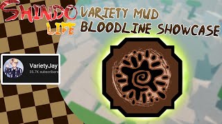 Shindo Life Variety Mud Bloodline Showcase THIS TYPE OF MUD MIGHT BE GOATED [upl. by Nellahs582]