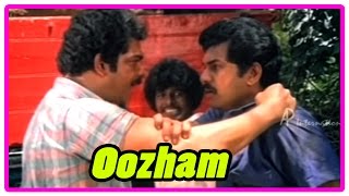 Oozham Malayalam Movie Scenes  Devan fights Mukesh  Madhu releases Mukesh from Police  Sukumari [upl. by Elin]