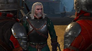 The Witcher 3 Hidden Encounter Geralt is Forced To Pay Taxes Near Oxenfurt Inn [upl. by Assehc558]