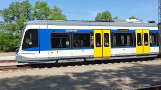 Tramtrain Röszkén [upl. by Holleran]