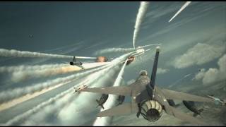 Ace Combat Assault Horizon Dog Fight Gameplay [upl. by Tamma]