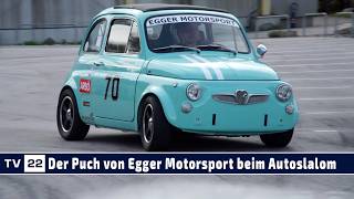 MOTOR TV22 Der Puch von Egger Motorsport beim ATMAS Autoslalom 2024 beim Autohaus Strasser [upl. by Behre339]