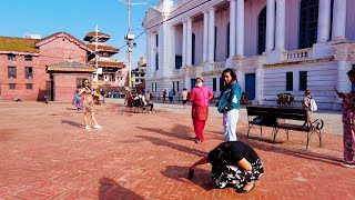 Freak Street Kathmandu City  Hippies Paradise in the 70s in Kathmandu  Travel Nepal 4K UHD [upl. by Farrah]