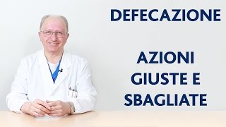 Defecazione azioni giuste e sbagliate [upl. by Plafker]