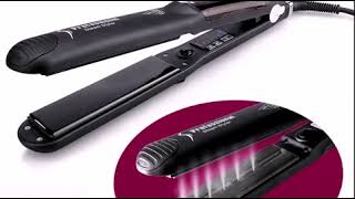 COMMENTIMES™ SALON PROFESSIONAL STEAM HAIR STRAIGHTENER [upl. by Rolandson666]