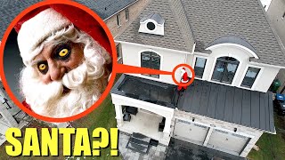 Drone catches Santa Claus on Christmas Day Delivering Presents You wont believe this [upl. by Yetti]