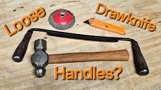 Drawknife Resoration Tip 1 Tightening Handles [upl. by Johnny]