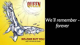 Queen  No One But You Only The Good Die Young [upl. by Orfield18]