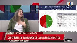 Qué opinan los tucumanos de la actualidad política con especialista Alexandra Morales [upl. by Lebasile]