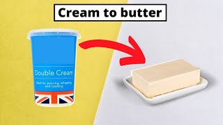 How to Make Butter From Double Cream [upl. by Mitchell]