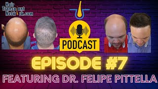 Hair Transplant Network Podcast 7 Featuring Dr Felipe Pittella Norwood 6 and 7 Live Case Studies [upl. by Greff816]