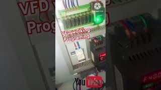 VFD working program electrican technical electrical vfdplc  Electro mach ato [upl. by Vadnee]