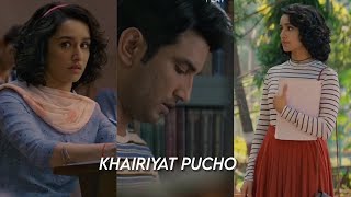 Khairiyat Pucho Arijit Singh Song  Chhichhore  Hindi Sad Song  Arijit Singh  Kaifiyat Pucho Song [upl. by Eilyab]