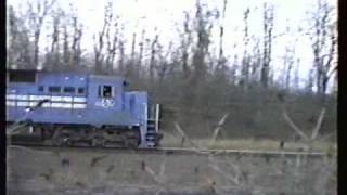 Conrail SENH on the Beacon Branch Chase [upl. by Emirak]