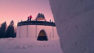 How Lapland Hotels SnowVillage is build [upl. by Eldwon]