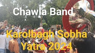 Chawla Band Delhi  Karolbagh Sobha Yatra 2024 [upl. by Winograd251]