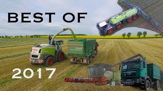 BEST OF 2017  Moderne Landtechnik im Einsatz  Der Jahresrückblick  Agrar  Impressionen [upl. by Eleik]