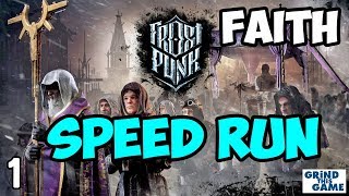 FROSTPUNK SPEEDRUN Gameplay 1  FAITH PATH  Steampunk Ice Survival 4k [upl. by Nosdrahcir]