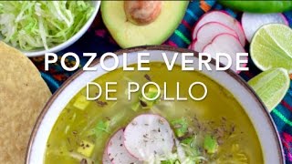 POZOLE VERDE DE POLLO delicioso amp saludable  Recetas fáciles Pizca de Sabor [upl. by Mueller]