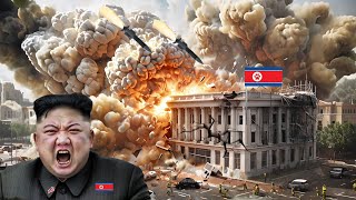 Huge Explosion in Pyongyang City 70 of North Koreas Largest City Destroyed by US Giant Missile [upl. by Nylatsirk]