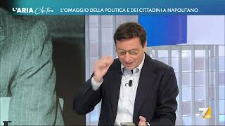 Morte Napolitano Federico Mollicone quotCordoglio e vicinanza alla famiglia poi cè il [upl. by Carnay]