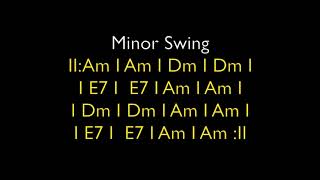 Minor Swing backing track [upl. by Ydok961]