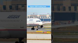 Aegean Airlines A320 Departure [upl. by Junna]