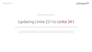 Updating 3Shape Unite 231 to Unite 241 [upl. by Brant]