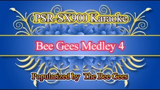 Bee Gees Medley 4  The Bee Gees Video Karaoke [upl. by Aicilak]